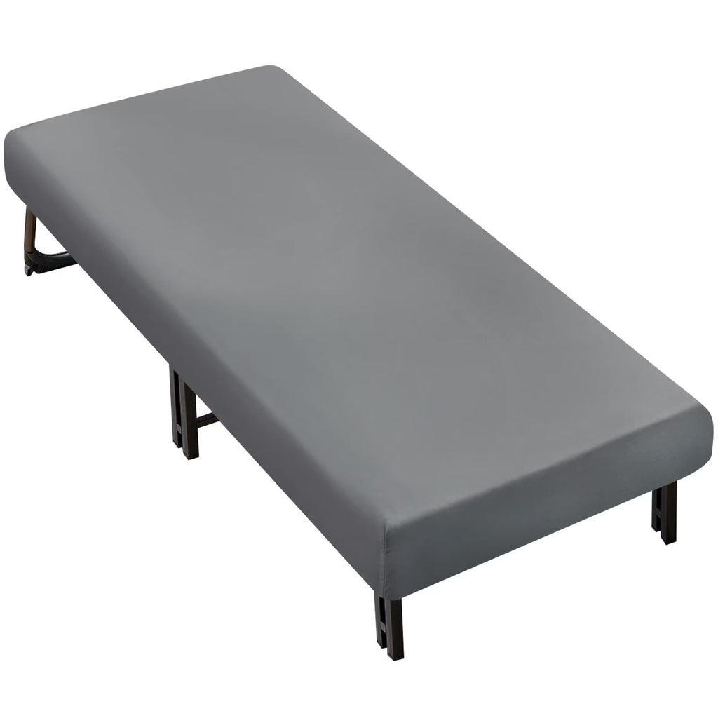 Gray Microfiber Cot Fitted Sheet 31x75 Inches R6583
