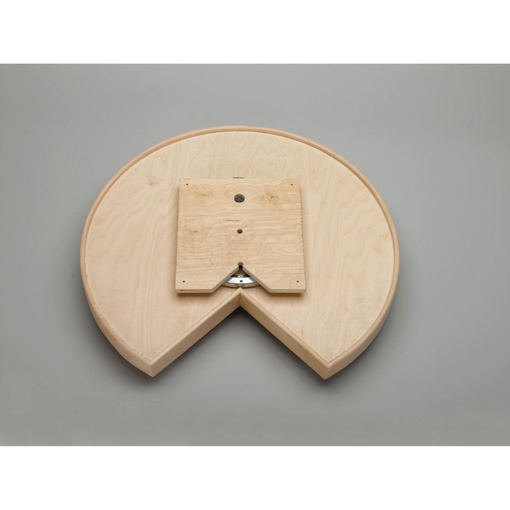 32x22 Natural Wood Kidney Lazy Susan M7018