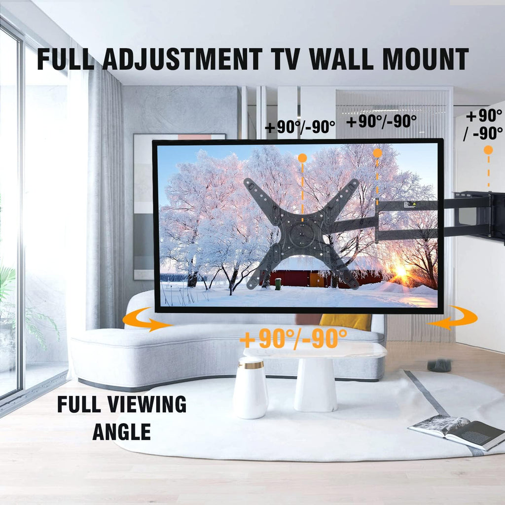 TV Wall Mount Bracket with 48" Extension Articulating Arms I446
