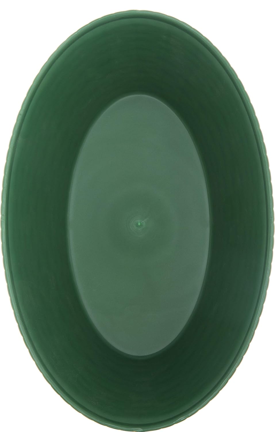 Oval Serving Basket, 9" x 6", Green, Pack of 12 K740424
