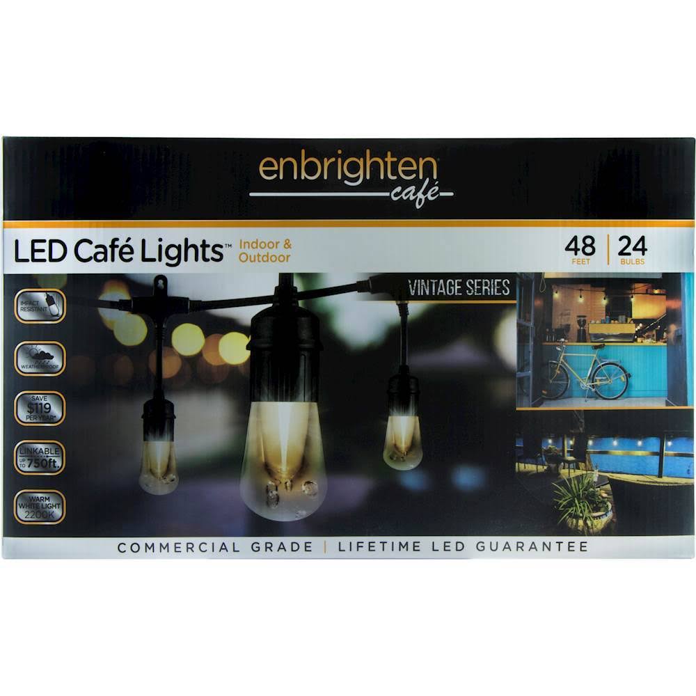Vintage Edition String lights - LED - warm white light - 2200 K (pack of 24) Q4570