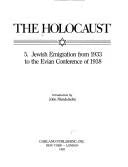 Jewish Emigration from 1933 to the Evian Conference of 1938 C3589