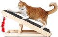 2-in-1 Cat Ramp & Cat Scratcher with Replaceable Carpet & Adjustable Height W473465