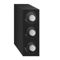 Black 3-Slot Vertical Cup Dispenser Cabinet R786