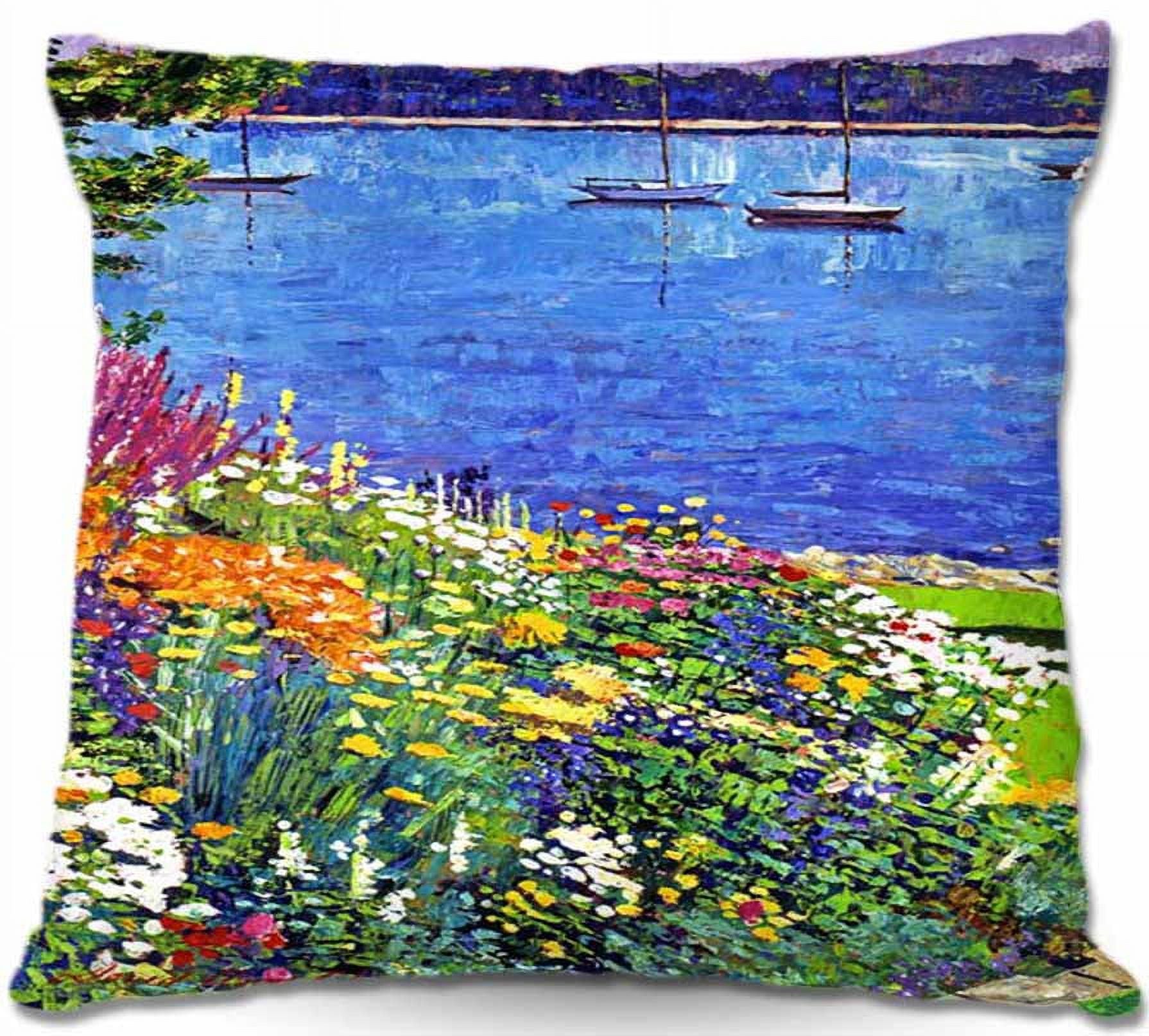 Sailboat Bay Garden Throw Pillows U7158