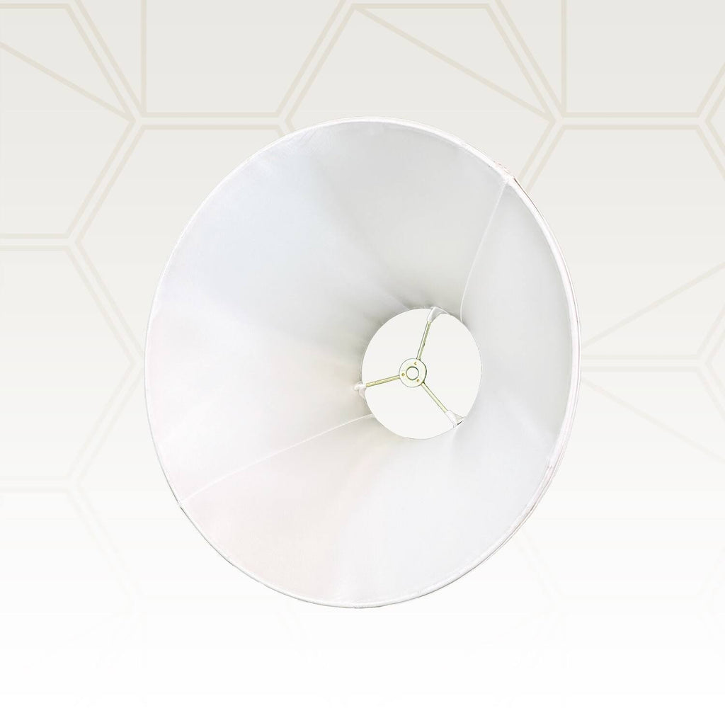 White Coolie Empire Lamp Shade, 5x14x9.5, Set of 2 D404