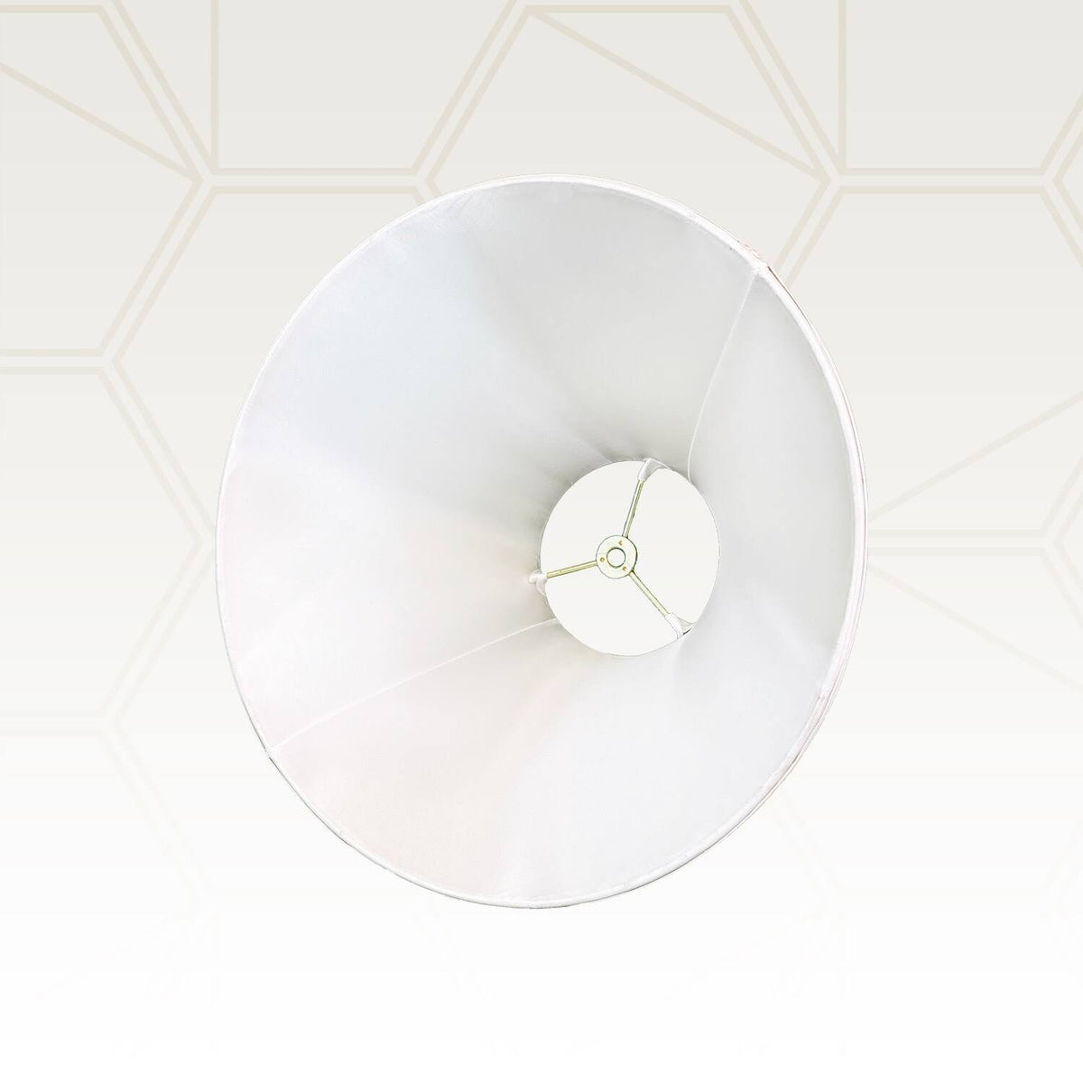 White Coolie Empire Lamp Shade, 5x14x9.5, Set of 2 D404