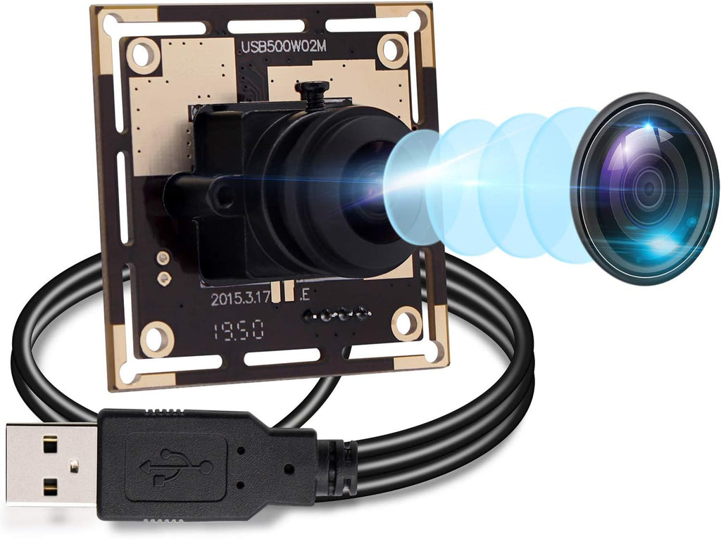 5 Megapixel USB Camera Module with 170 Degree Fisheye Lens Wide Angle HD Webcamera M5949