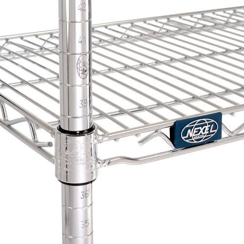 Chrome Wire Shelving Starter 30x22W x 14x22D x 74x22H W653560
