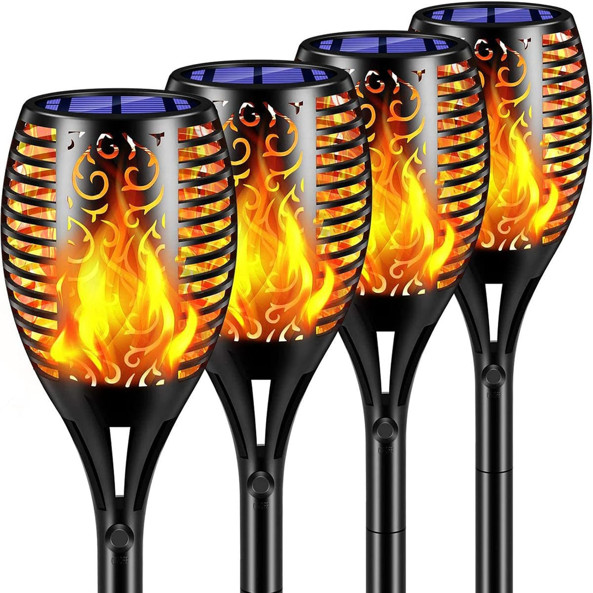 4 Pack Solar Powered Outdoor Lights M6463