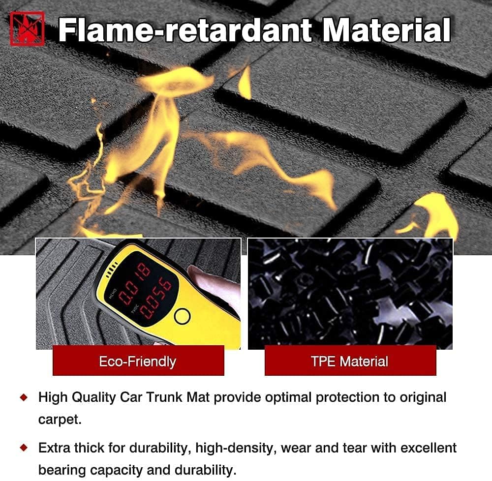 Heavy Duty Trunk Liner for Jeep Wrangler Sahara 4 Doors 2018 2019 2020 S206659