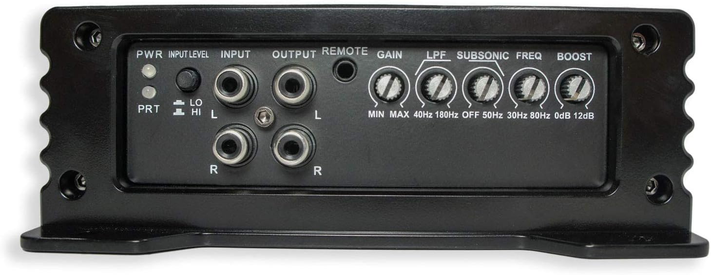 C10 Comp Dual 10 Loaded Vented Port Sub Box Enclosure with Amplifier L201600