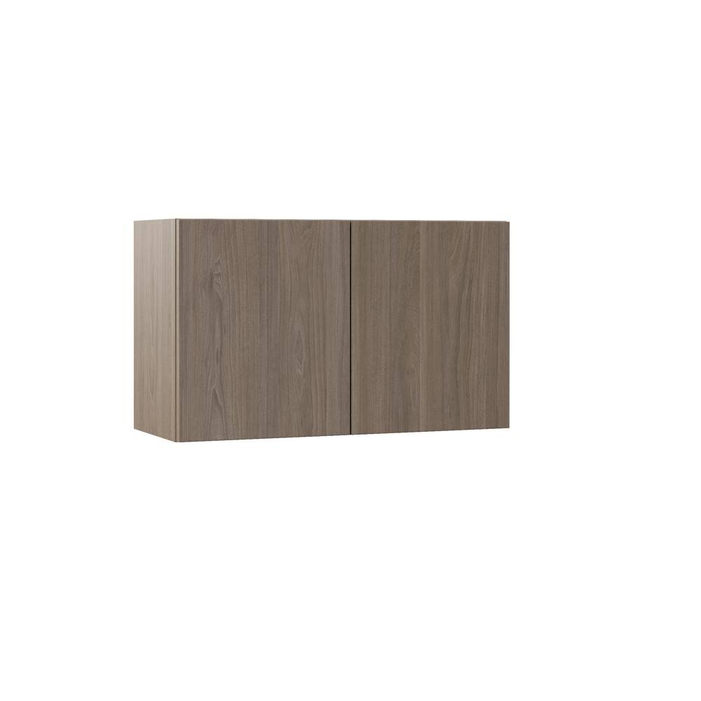 Driftwood Brown Wall Bridge Kitchen Cabinet S356