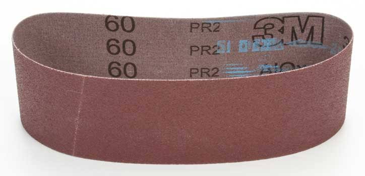 3M Cloth Belt 340D, P150 X-weight, 5 in x 73 in, Film-lok, Single-Flex X5985