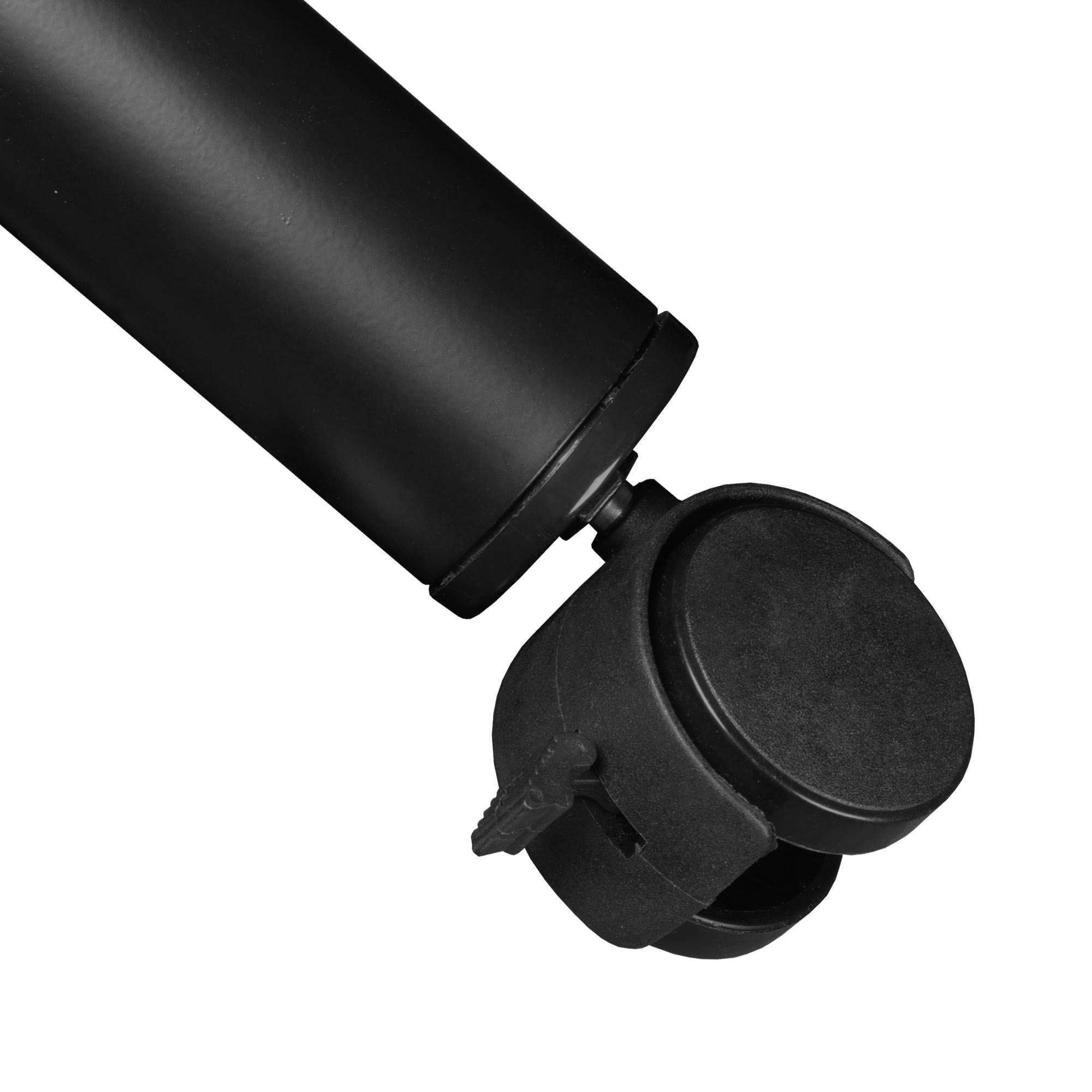 Beige Black Round Mobile Breakroom Table P89369