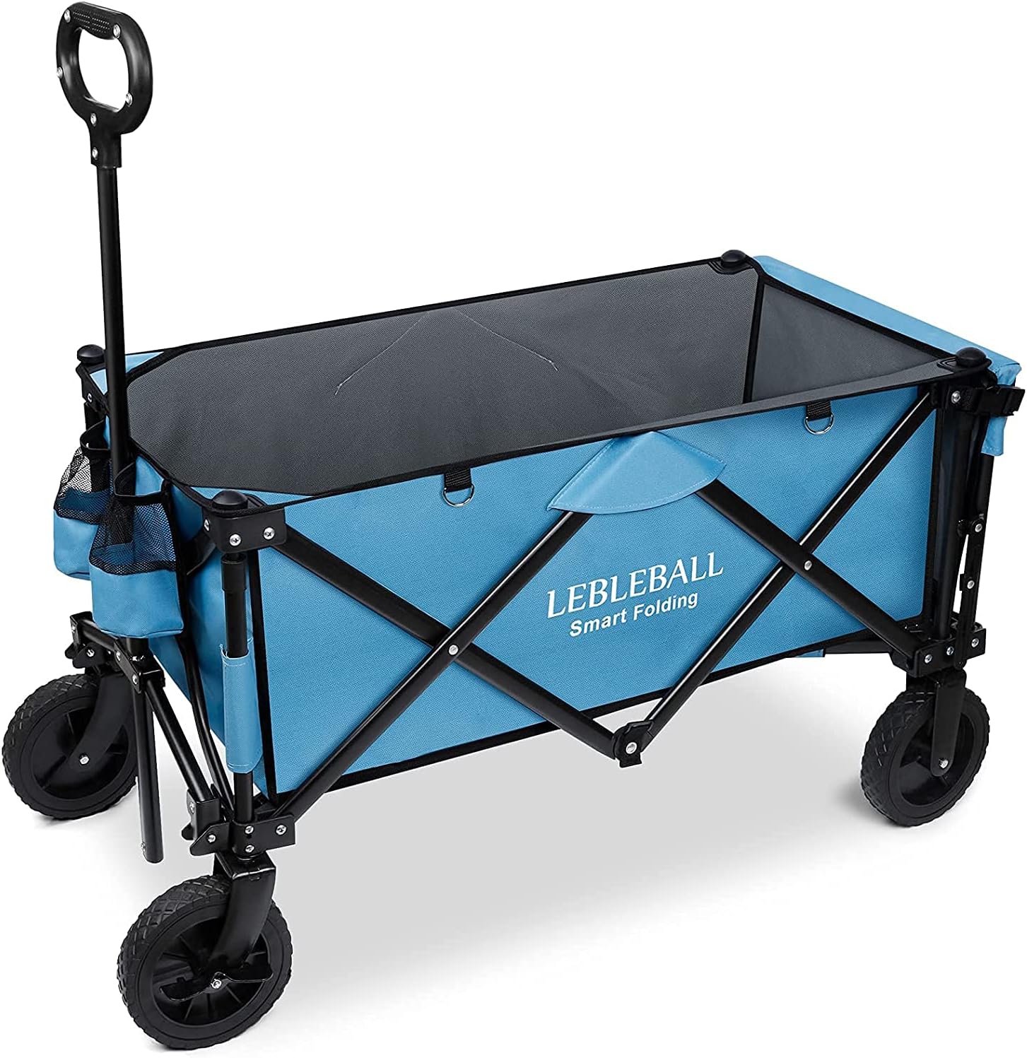 Outdoor Collapsible Utility Wagon Cart with Brake O83295