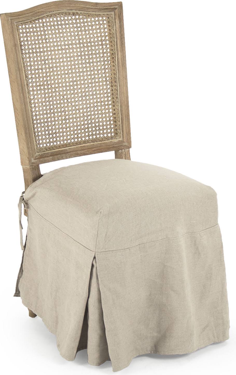 Natural Linen Side Chair X465695