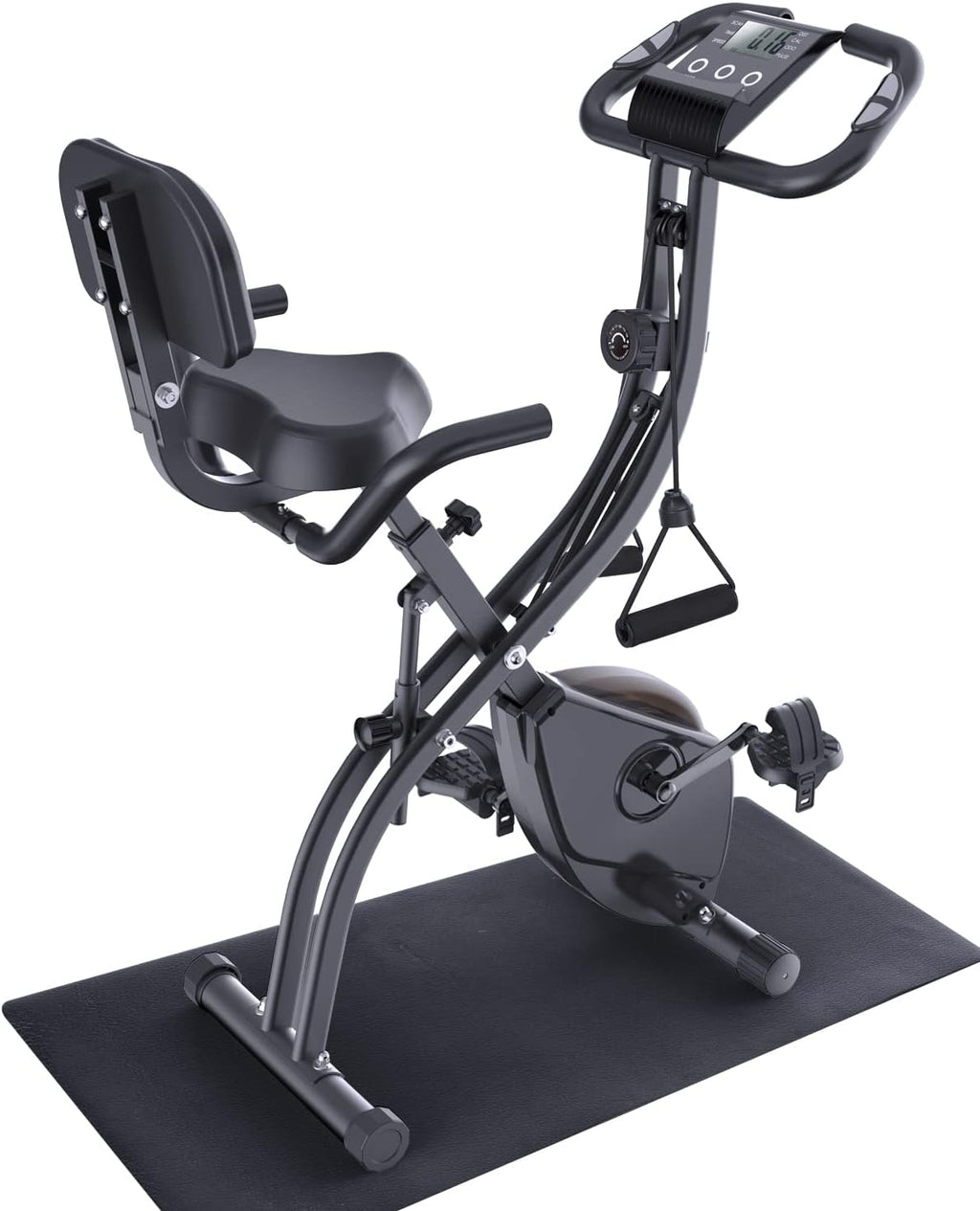 Folding Indoor Cycling Bike with 16 Level Magnetic Resistance O53954