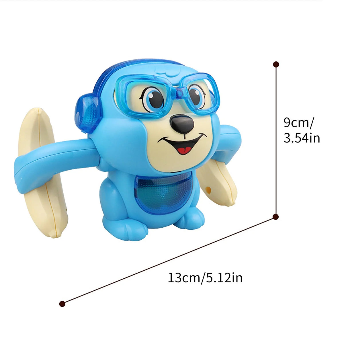 Pink Electric Rolling Monkey Toy R2570