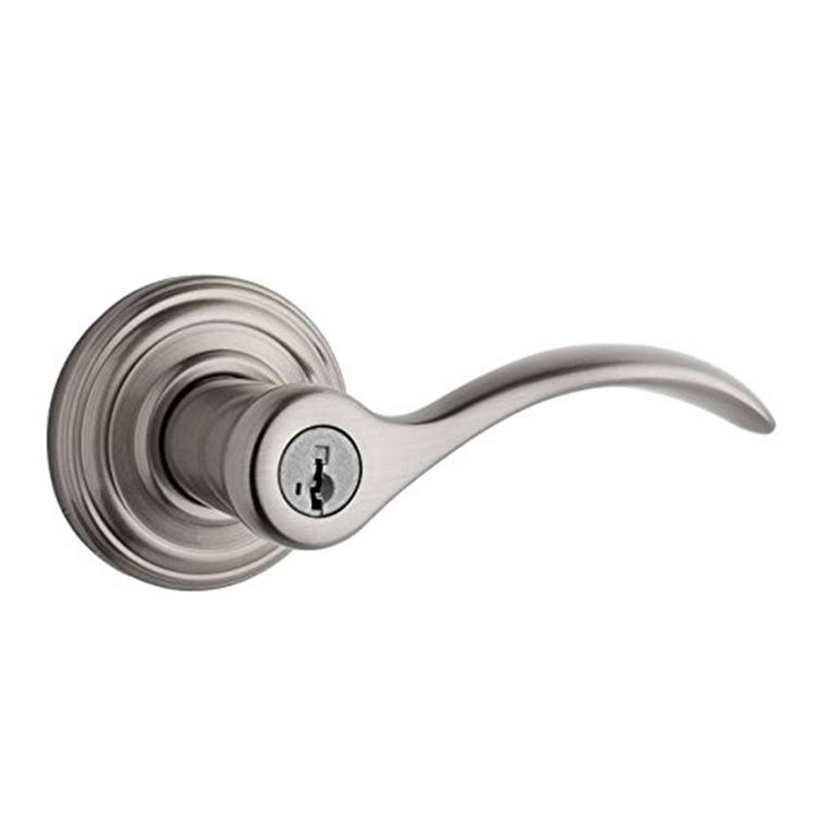 Satin Nickel Entry Door Lock SmartKey D446