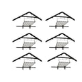 6 Pack Outdoor Storage Shed Shelf K78481