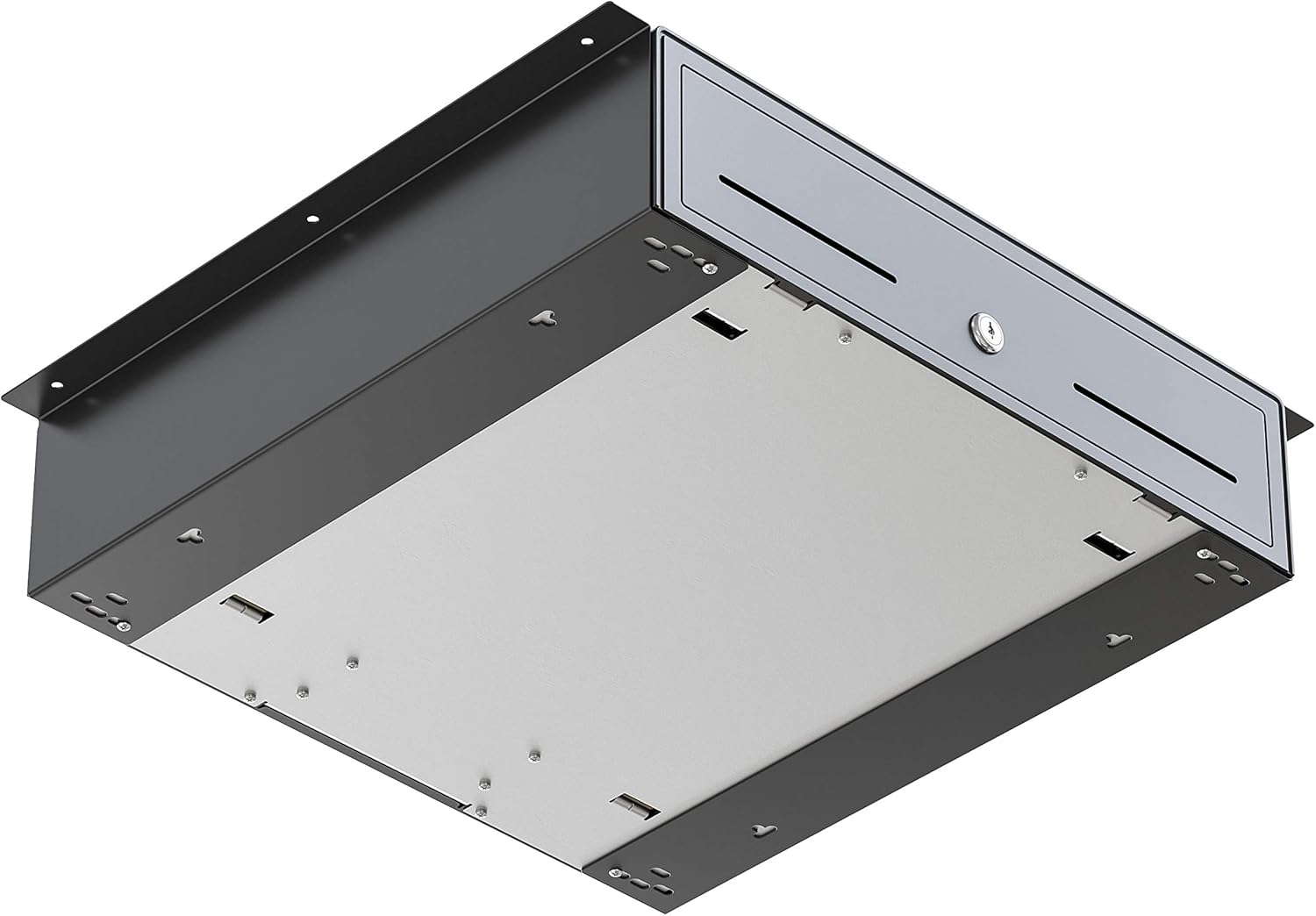 Heavy Duty Steel Mounting Brackets for Cash Drawer, Pack of 2 J10375