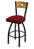 Black Wrinkle Finish Counter Stool with 360 Swivel D525395