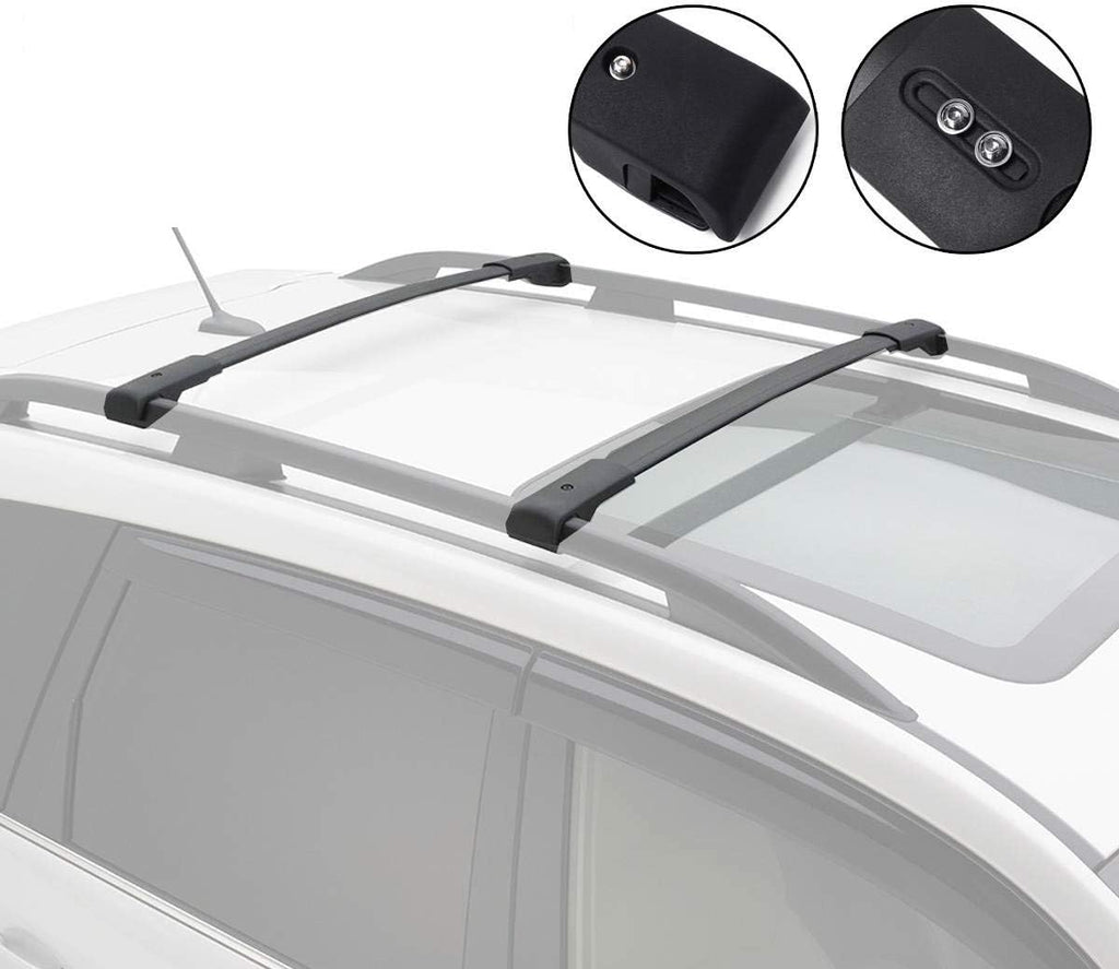 Roof Rack Side Rails Cross Bars Pack of 2 A3858