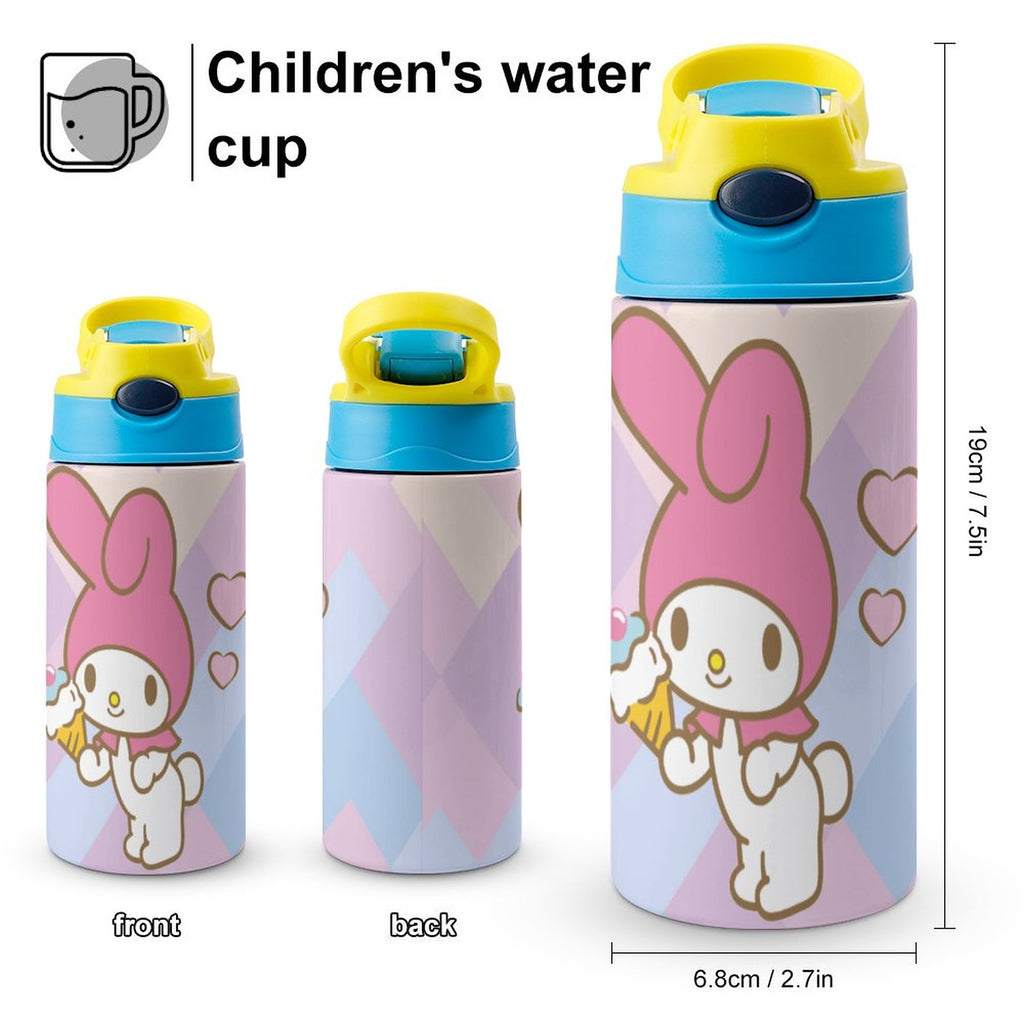 Stainless Steel Vacuum Insulated Water Bottle With Straw X7735