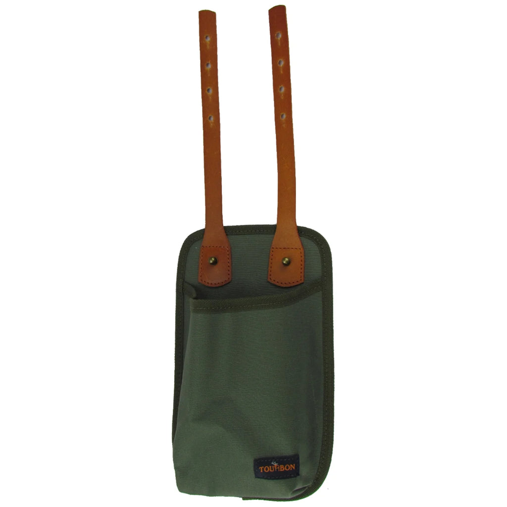 Green Canvas Bike Tool Storage Pannier with U Lock Holder Bag G858