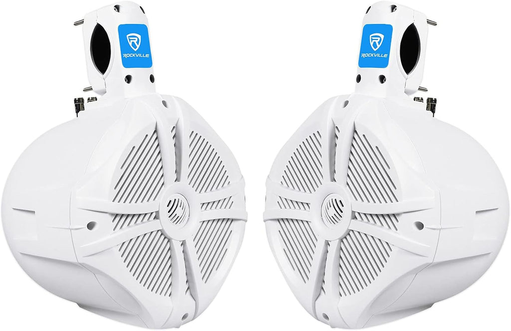 Black 6.5" 250w Marine Wakeboard Tower Speakers J847