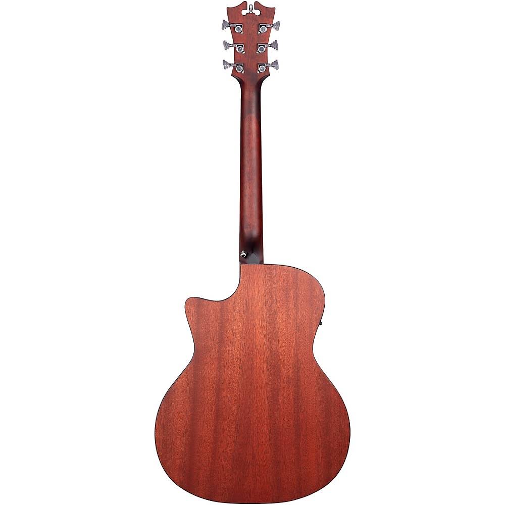 Matte Black Cutaway Orchestra Acoustic-Electric Guitar Y1916