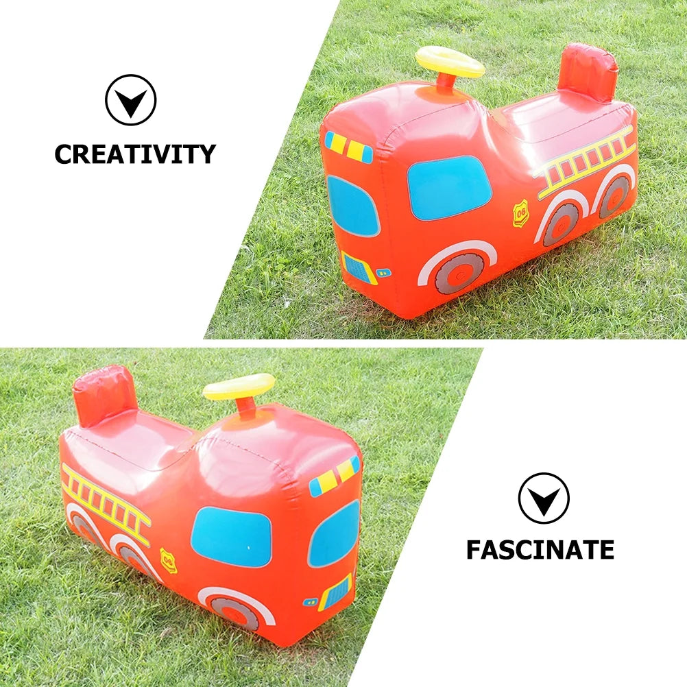 5 Count Inflatable Toy Cars Truck Fire Truck L181