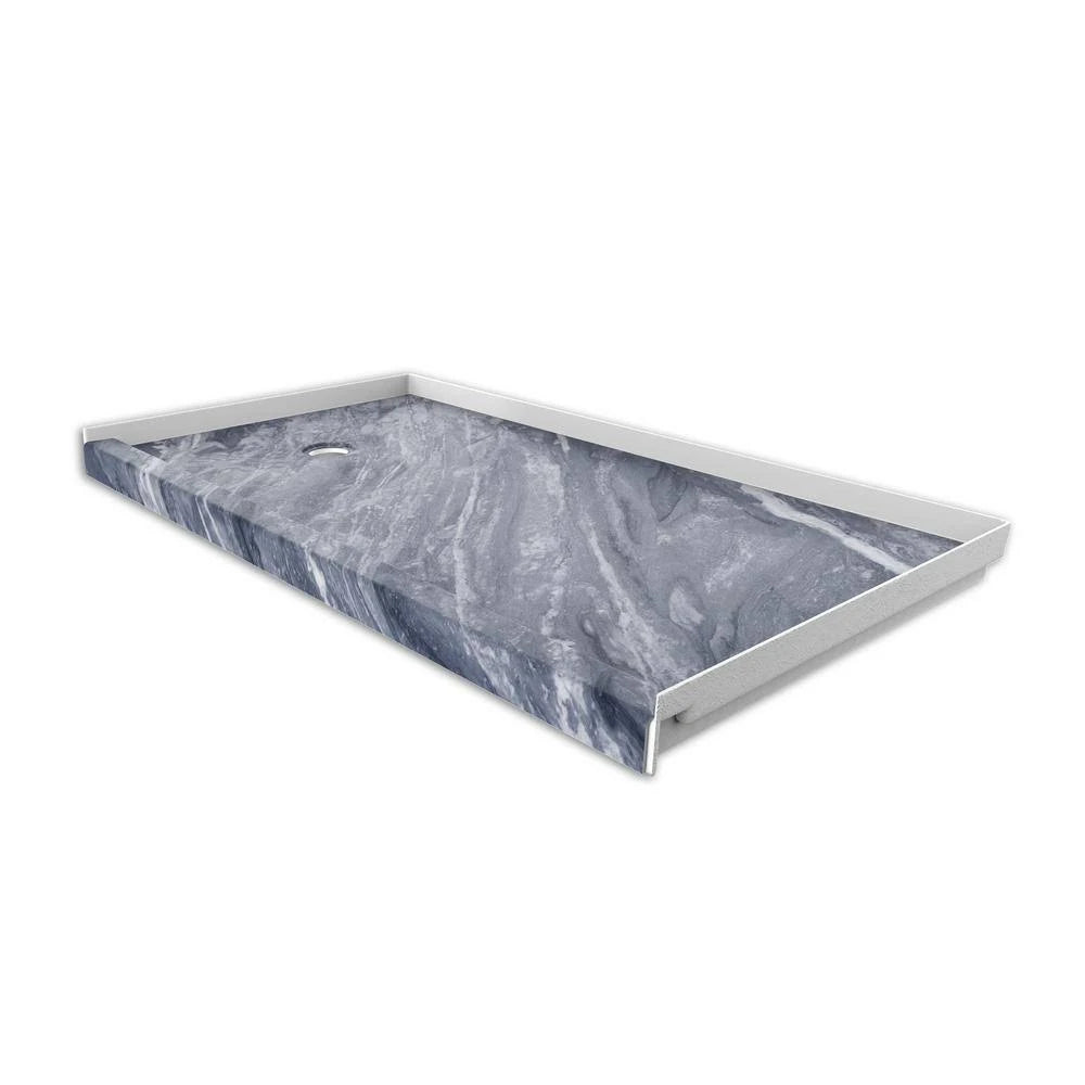 Single Threshold Shower Base with Left Hand Drain A711