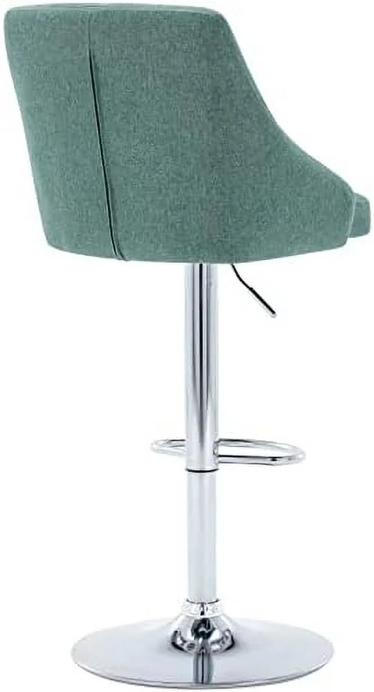Swivel Fabric Tufted Barstool with Back G234