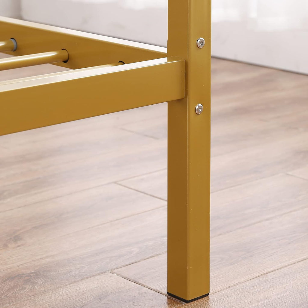 Gold Full Size Canopy Bed Frame M975