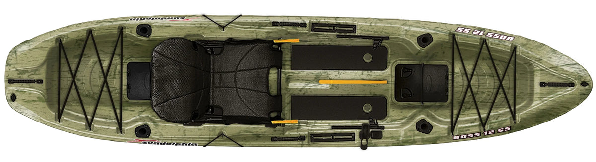 Grass Camo Sit-on/Stand-up Fishing Kayak R85758