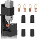 Hammer Crimping Tool for 8 to 4/0 AWG with 4Pcs Terminal Connector and 4Pcs Heat Shrink Tube O263