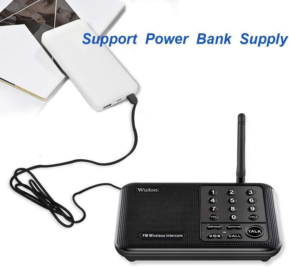 Black 2 Pack Wireless Intercom System B979650