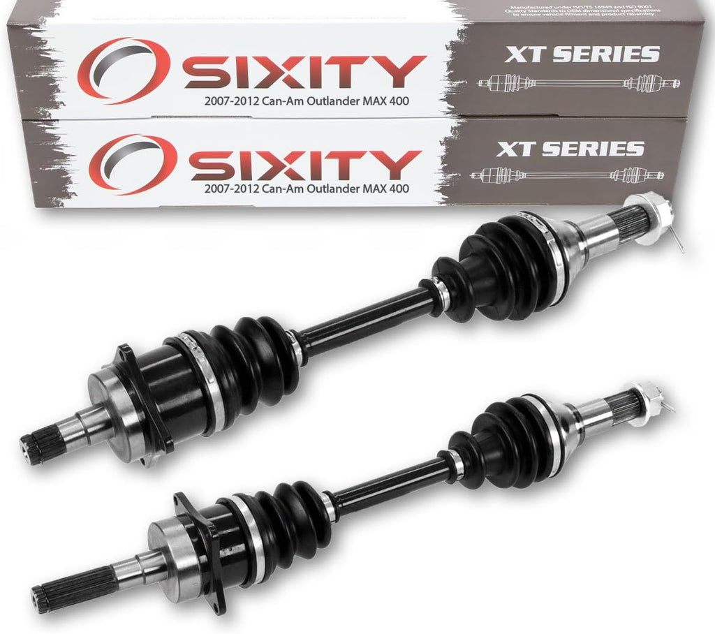 Front Left Right Axles XT Pair for Can-Am Outlander MAX 400 4X4 I3824