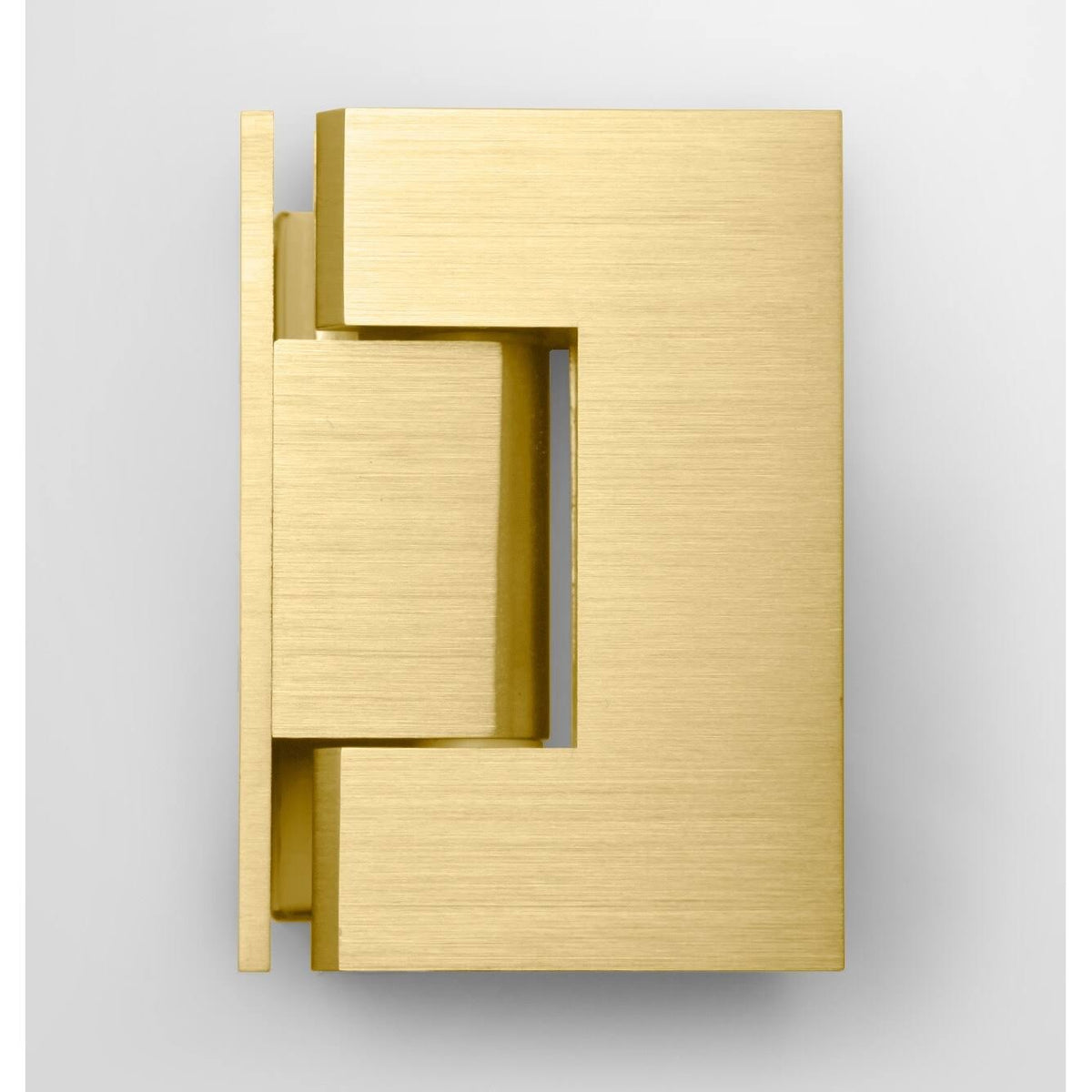Frameless Shower Door Wall Hinge Matte Black S110635