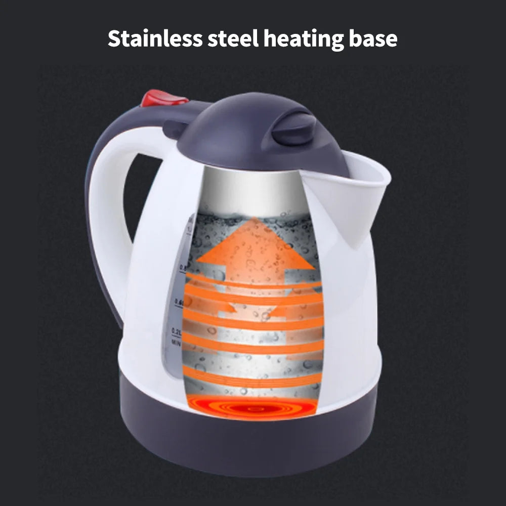 1000mL Car Electric Kettle 24V 250W Portable White Y79781