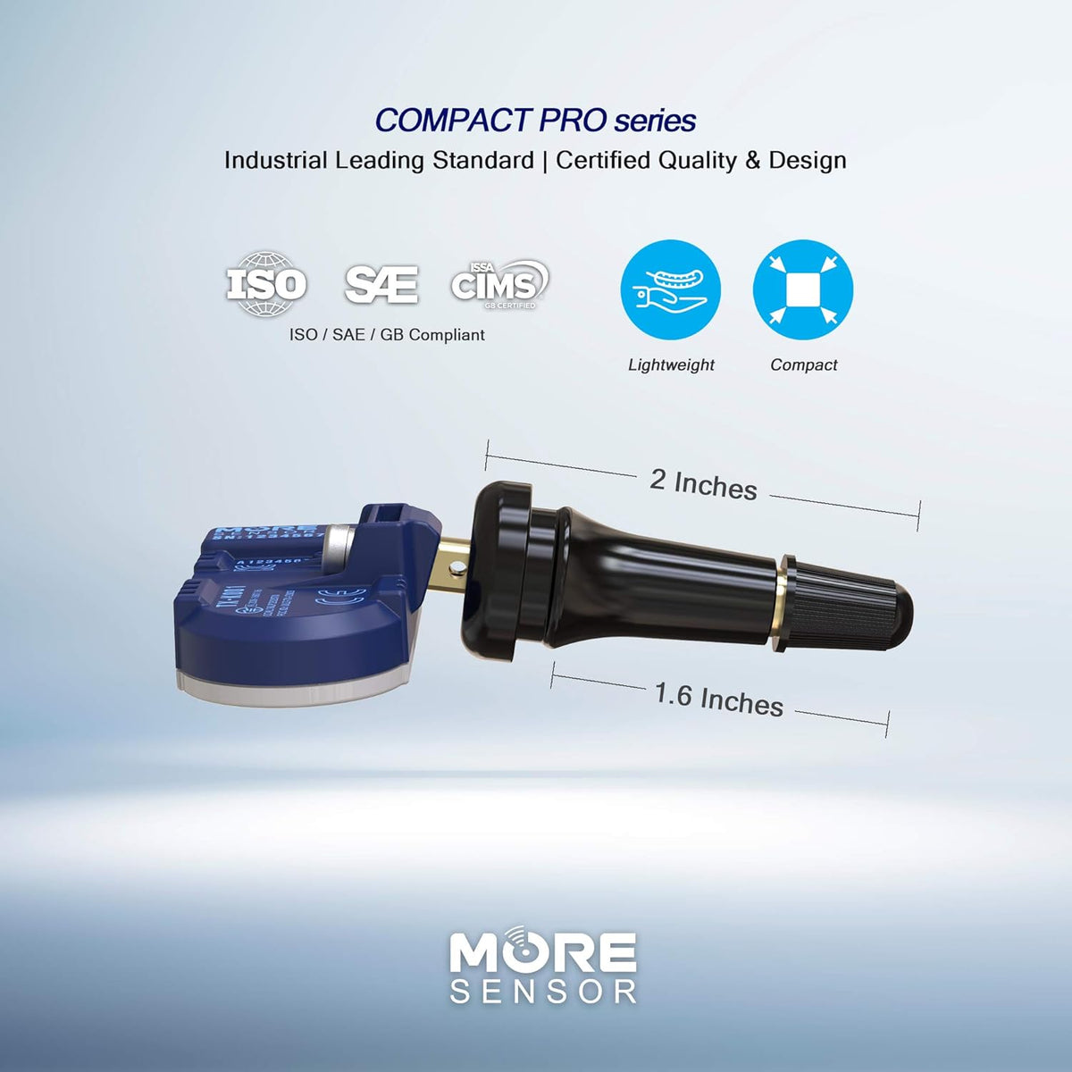 TPMS Tire Pressure Sensor 4-Pack with Rubber Valve Stem U927404