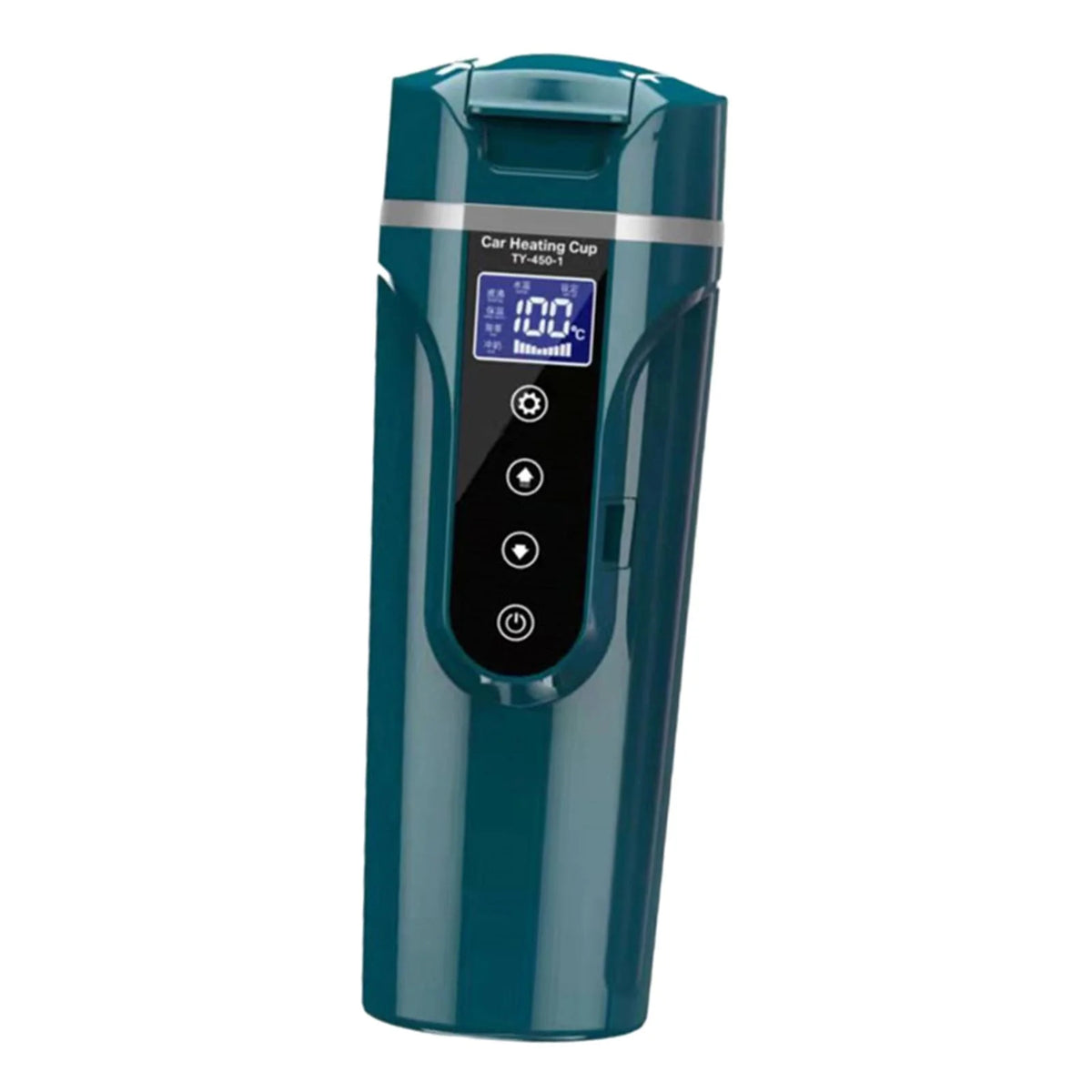 450ml 24V/12V Electric Travel Kettle Thermal Insulation Portable Cup Dark Green I407