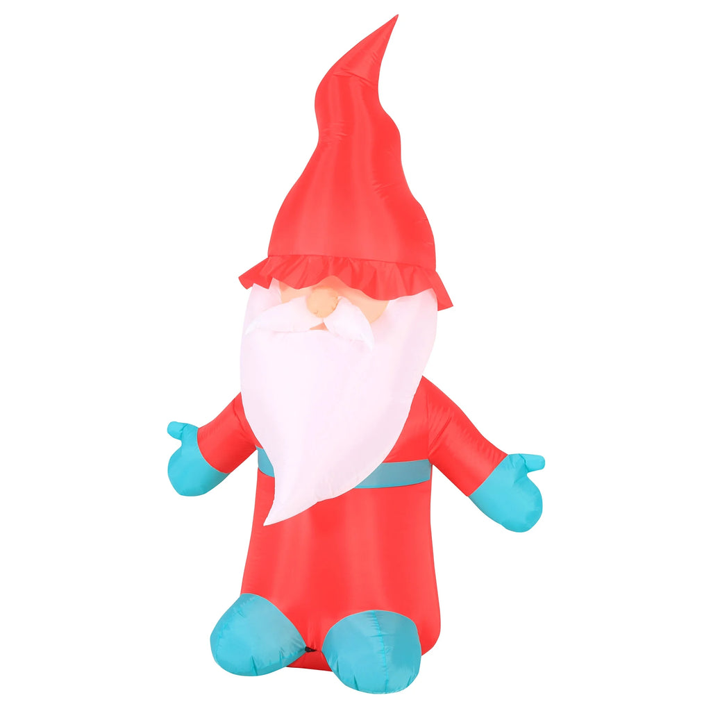 Red Inflatable Christmas Gnome 6 FT Y503147