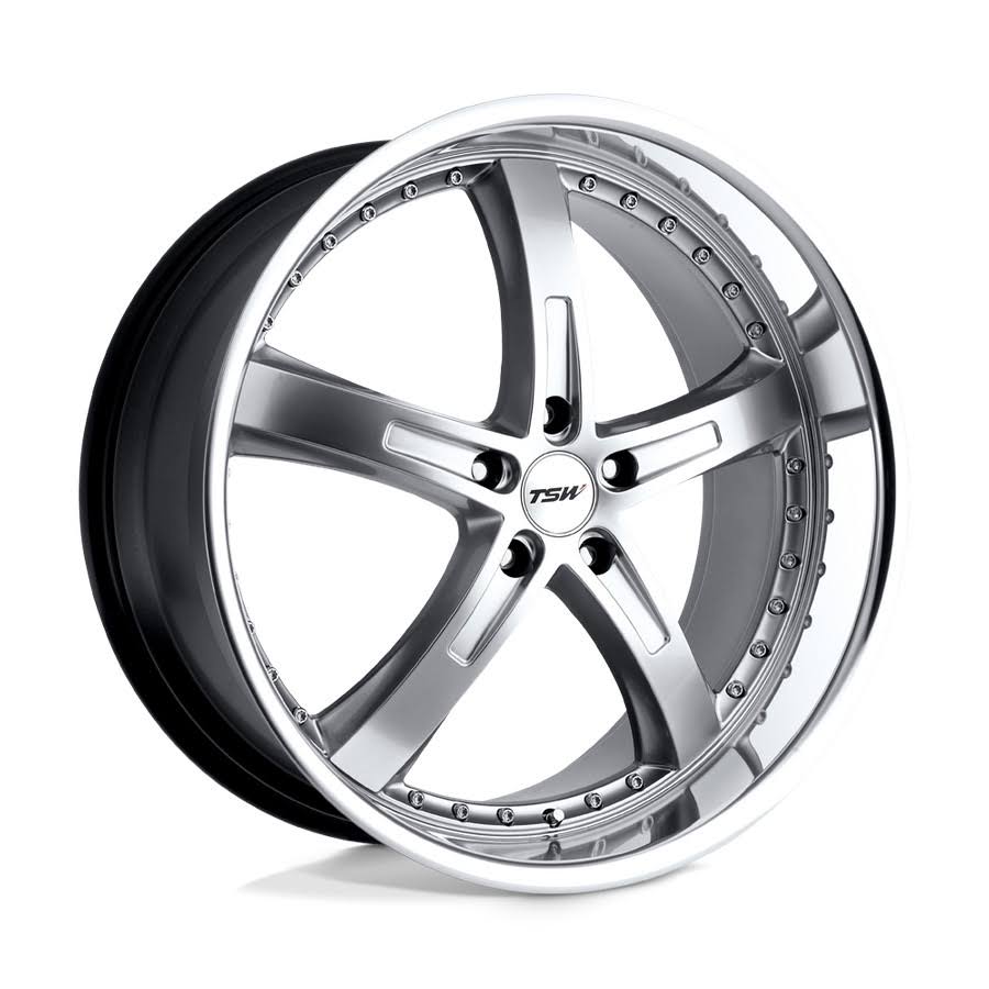 20x8.5 5x120 +35mm Hyper Silver Wheel Rim G6913