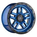 Blue Black 17x9.5 6x5.5 Wheel Y5033