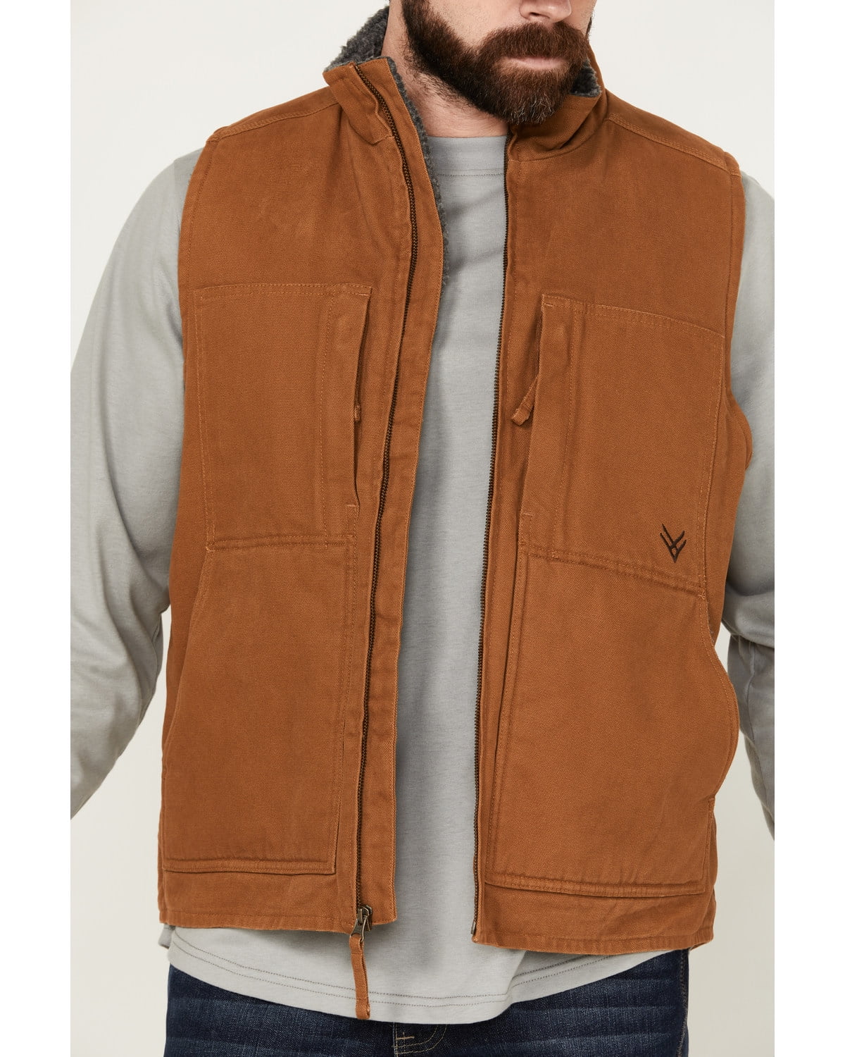 Rust Copper Large Duck Work Vest R4812