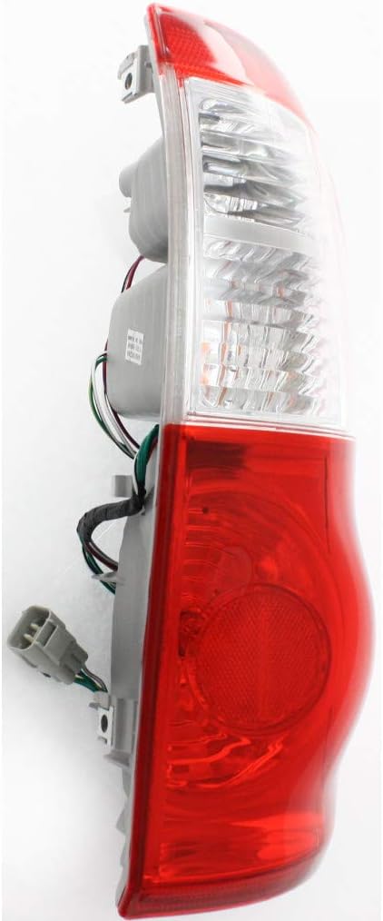 Passenger Side Tail Light for Toyota Tundra 2000-2006 Clear/Red Lens Pack of 2 F3776