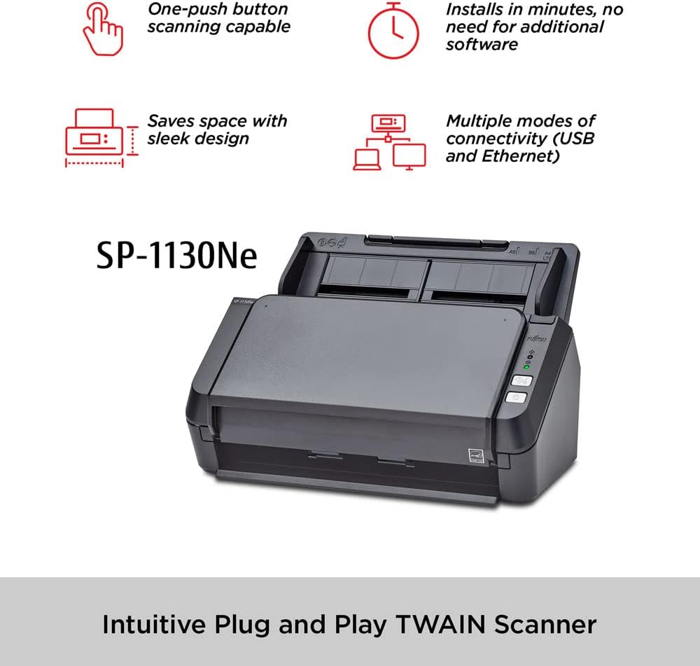 Color Duplex Document Scanner with Automatic Document Feeder V473258